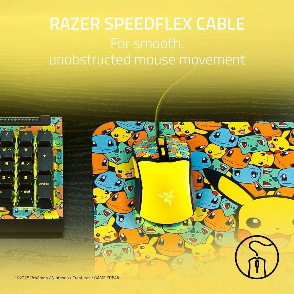 New! Razer Cobra Gaming Mouse Pokemon Kanto Starters Edition Customizable Gen-3